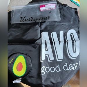 Thirty One Brand New Foldaway Tote Black